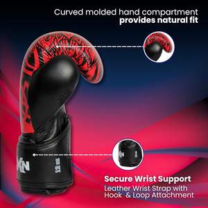 Gants de boxe en cuir de qualité supérieure pour l'entraînement, destinés à l'exportation - Product Image 4