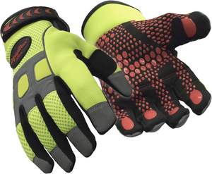 Guantes de trabajo de cuero genuino Pantalla táctil FlexGrip Palma antideslizante Aislamiento térmico Ligero para deportes al aire libre Táctico - Product Image 2