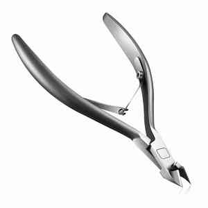 Wholesale Custom 4\" Stainless Steel Nail Cuticle Nippers Non-Slip Handle Manicure Pedicure <b>Tools</b> Logo Option HEXA CARE Fingers - Product Image 1