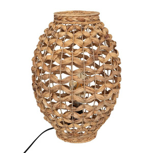 Lámparas de jacinto de agua a precios competitivos, lámparas de mesa y de pie trenzadas a mano, diseños modernos. - Product Image 3
