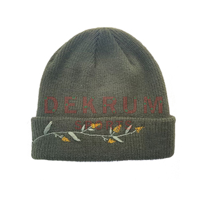2026 Custom Winter Unisex Designer Knit Beanie <b>Hats</b> with Image Style Adjustable High Quality Fabric - Product Image 1