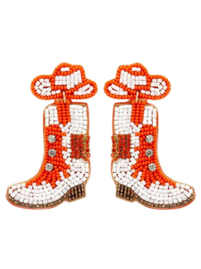 Bordado semilla pendiente con cuentas novia pendientes con cuentas mujeres fiesta boda pendientes de la India bordado hecho a mano - Product Image 3