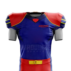 Uniformes de fútbol americano hechos en poliéster 100% para ropa de equipo/Uniforme de fútbol americano de secado rápido de último estilo para adultos - Product Image 3