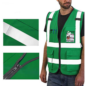 OEM Venta al por mayor Ropa DE TRABAJO Diseño transpirable-Ropa de construcción Chaleco de seguridad con bolsillos 3-M Chaleco DE SEGURIDAD Reflectante-Chalecos de seguridad - Product Image 3