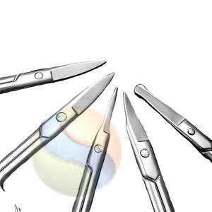 Tijeras para Cutículas de Salón de Belleza Elite, Punta de Flecha Súper Afilada, Diseño Multicolor, Tijeras Curvas de Lujo para Cutículas, Ultra Afiladas - Product Image 5