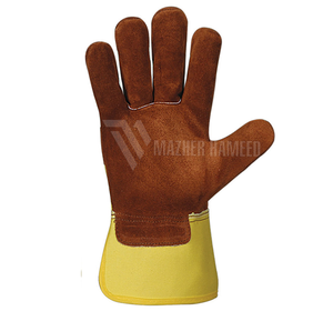 ถุงมือหนังหนาสำหรับใช้ในอุตสาหกรรมถุงมือทำงานสำหรับงานหนัก - Product Image 2