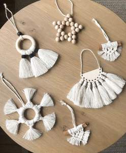 Adornos Navideños de Macramé Hechos a Mano al por Mayor, Decoración para el Hogar de Vietnam - Product Image 4