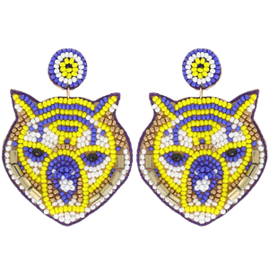 Pendientes de Diseño de Águila Hechos a Mano con Cuentas de Semillas de Alta Calidad, Aceptan Diseño Personalizado, Pendientes de Cuentas Ligeros - Product Image 2