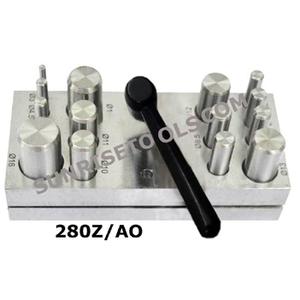 Jeu de 14 fraises à disque à ressort 3x16mm avec outils de fabrication de bijoux à levier - Product Image 1