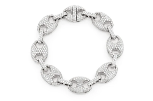 Nouveauté Bracelet à maillons en diamant cultivé en laboratoire, grossiste de bijoux hip hop, prix d'usine, design personnalisé brillant pour homme - Product Image 2