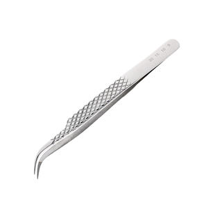 Pince à épiler pour cils en fibre, pointe pointue, en acier inoxydable, pour usage domestique et en salon - Product Image 4