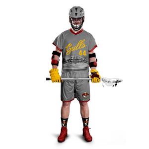 Conception personnalisée Prix d'usine à impact élevé Uniforme de joueur de crosse à impression thermique Uniforme de crosse à sublimation - Product Image 1