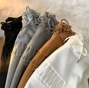 Sweat-shirt à capuche unisexe personnalisé 2026 pour l'hiver Broderie bouffante Coton teint uni Technique tissée et techniques lavées - Product Image 3