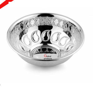 ชามเสิร์ฟของหวานและช็อคโกแลตสำหรับร้านอาหารของโรงแรมและบาร์สำเร็จรูปสีเงินออกแบบ - Product Image 3