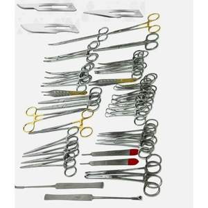 2025 HAUTE QUALITÉ 38 PCS CANINE + FELINE SPAY PACK INSTRUMENTS CHIRURGICAUX VÉTÉRINAIRES Ciseaux, Forceps Set - Product Image 3