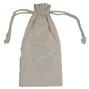 Bolsa Ecológica de Algodón 100% Orgánico con Cordón, Mediana, Reutilizable, de Muselina, Lona, Promocional, Reciclable - Product Image 4