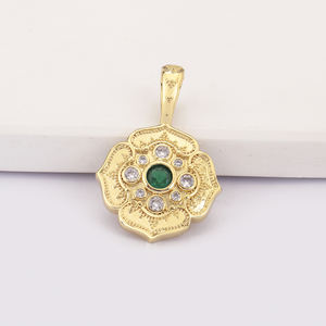 Collezione di Ciondoli Art Deco all'Ingrosso, Placcati in Oro/Argento con Pietre Preziose, Charm Retrò per Bambini, Importatori e <span class=keywords><strong>Distributori</strong></span> - Product Image 5