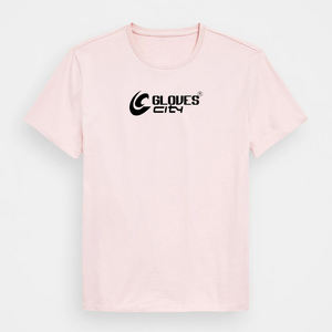 T-shirt de sport décontracté en coton polyester à col rond classique en gros, taille plus, poids lourd, pour hommes, GLOVES City, anti-rides - Product Image 4