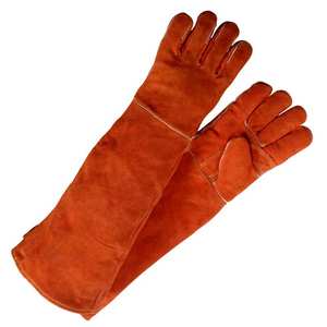 Meilleur gant de soudage réfléchissant la lumière imprimé avec logo personnalisé Qualité d'usure Gants de soudage au look élégant de qualité supérieure - Product Image 3