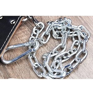 เข็มขัดหนังสำหรับฝึกยกน้ำหนักสำหรับฟิตเนสยกน้ำหนักแบบมืออาชีพ - Product Image 3