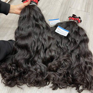 Paquetes de cabello humano Cabello vietnamita crudo Ondulado natural Gran stock Cabello virgen crudo de alta calidad Envío rápido - Product Image 1