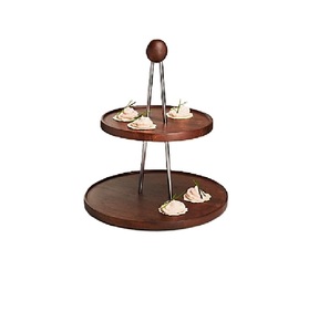 Serveur de gâteau de haute qualité en fer et en bois pour présenter des gâteaux pâtisseries Desserts supports à gâteaux forme de taille personnalisée - Product Image 6