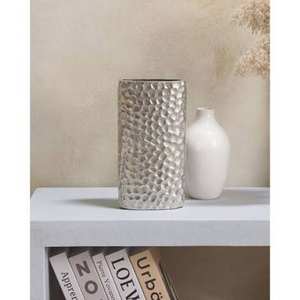 แจกันดอกไม้ทรงกลมสไตล์โมเดิร์น ทำจากอะลูมิเนียมลายนูน สำหรับตกแต่งบ้าน งานแต่งงาน คริสต์มาส วางบนโต๊ะ - Product Image 1