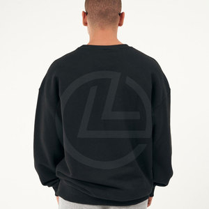Chándal holgado de gran tamaño para hombre con pantalones de cintura con cordón y diseño de sudadera relajada, chándal informal holgado para hombre - Product Image 2