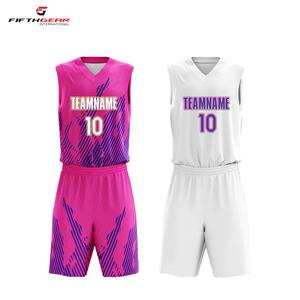 Uniforme de baloncesto personalizable para hombre, transpirable, azul con sublimación de secado rápido, estampado de talla grande para la temporada de verano - Product Image 6
