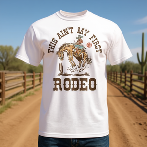 This Aint My First Rodeo <b>Western</b> Cowboy T-<b>Shirt</b> Adult Unisex Medium - Product Image 3