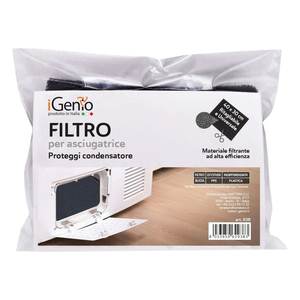 Protector de Condensador y Filtro para Secadora Igenio 938 en Color Negro, Repuestos para Purificador de Aire - Product Image 1