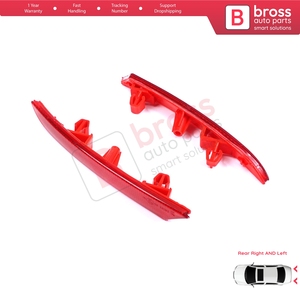 Réflecteur de pare-chocs arrière droit et gauche BSP1171 pour Clio MK5 BF B7 2019-actuel 265602442R 265651206R - Product Image 3