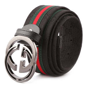 Cinturón Casual de Mezclilla para Hombre Chase Value - 48 Pulgadas Negro - Product Image 1