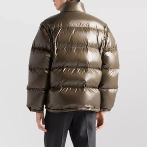 Quality padded <b>mens</b> puffer jacket insulated interior lightweight smooth finish durable stitching OEM ODM winter clothing - Product Image 3