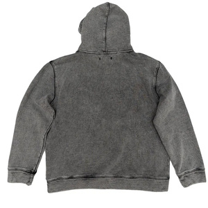 Streetgrace Sweat à capuche unisexe en molleton doublé, coupe ajustée, délavé à l'acide, respirant, en coton, imperméable, anti-rétrécissement, impression de logo OEM - Product Image 2