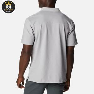 Nuevas camisetas Polo 100% de algodón orgánico para hombre, camisetas Polo personalizadas con logotipo bordado, camiseta suave de verano de alta calidad - Product Image 6