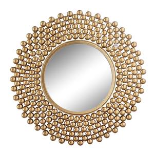 <b>Gold</b> Arabic Style <b>Mirror</b> large round wall <b>mirror</b> modern metal <b>mirror</b> for home decoration - Product Image 1