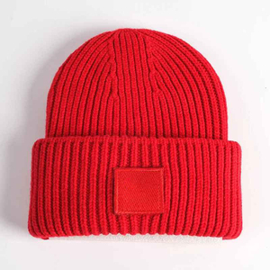 2025 nuevo diseño sombrero de invierno marcas de moda gorro al por mayor gorra informal cálido otoño tejido invierno sombrero lindo bordado 3D - Product Image 1