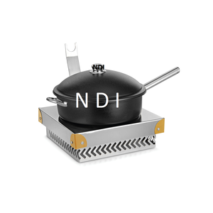 Top tendance chauffe-plats serveur de plats chauds Buffet chauffe-plats fêtes de mariage finition en cuivre Buffet chauffe-plats chauffe-plats - Product Image 5