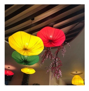 Linterna de seda de exportación de alta calidad-exterior impermeable tradicional rojo Año Nuevo vietnamita linterna grande de seda - Product Image 1