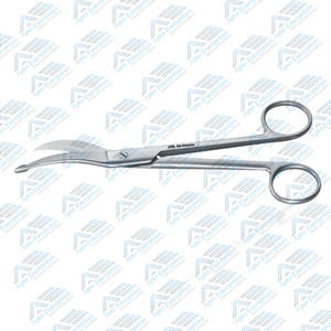 Ciseaux de barrage 18 cm coupe Waldmann gynécologie épi épisiotomie naissance coupe en acier inoxydable de qualité supérieure pour les dentistes - Product Image 3