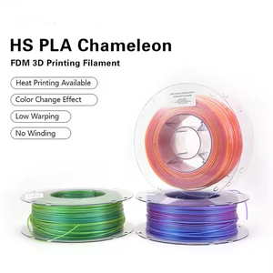 Lyjenny Impression à grande vitesse Dégradé bicolore 1.75mm 1kg/bobine Bleu Violet Caméléon Filament PLA scintillant Tiges en plastique - Product Image 4