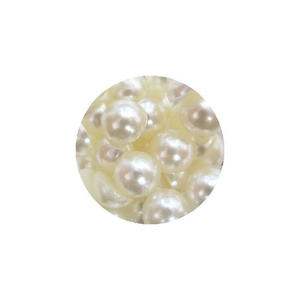 ไข่มุกออฟไวท์ขนาด 6 มม. ประมาณนี้ 40 ชิ้น ไรน์สโตนติดเล็บ 6-Ph - Product Image 2
