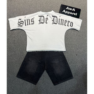 Conjunto de Shorts de Verano para Hombre, Venta en Línea al por Mayor, Conjuntos de Dos Piezas de Color Sólido para Hombre de Alta Calidad en MOQ Bajo - Product Image 5