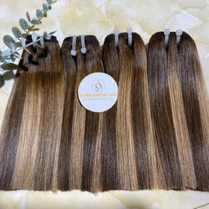 Remy 100% vietnamese Human <b>Hair</b> Bundles Virgin Flat Weft <b>Hair</b> <b>Extensions</b> for <b>black</b> women - Product Image 1