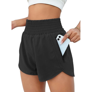 Breathable Cotton <b>Shorts</b> for Women Basic Comfort Pattern Customizable High Quality Woman <b>Shorts</b> New Design Side <b>Pockets</b> - Product Image 1