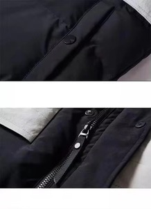 Veste matelassée unisexe personnalisée, patchwork, camouflage, broderie, manches longues, imperméable, réversible, respirante, vêtements d'hiver en gros - Product Image 4