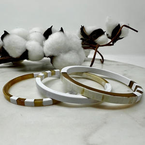 กำไลข้อมือแฟชั่นสร้อยข้อมือฮอร์นทำมือกำไลข้อมือเครื่องประดับเขาขายส่ง - Product Image 3