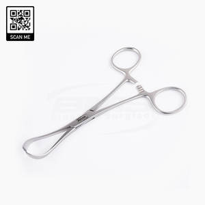 Pince à serviette manuelle Lorna de qualité supérieure, non perforée, réutilisable, pour la fixation de draps chirurgicaux en chirurgie plastique et cardiovasculaire, qualité allemande - Product Image 1