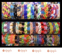 Pulsera de Cuentas Hecha a Mano en Nepal, con Cuentas de Cristal Japonesas de Moda, para Mujer/Unisex, para Compromiso, Boda, Fiesta, Aniversario